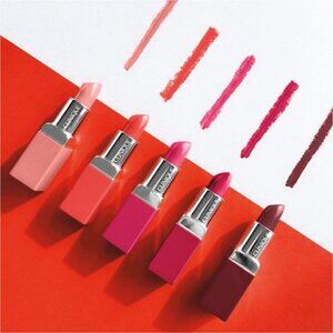 Clinique Lipstick Collection Minis Blushing Punch Love Bold & Peppermint Pop New